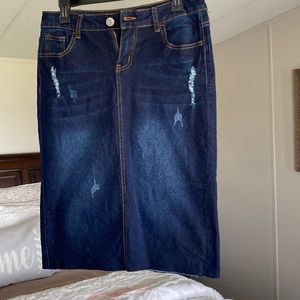 Be Girl denim midi skirt size S